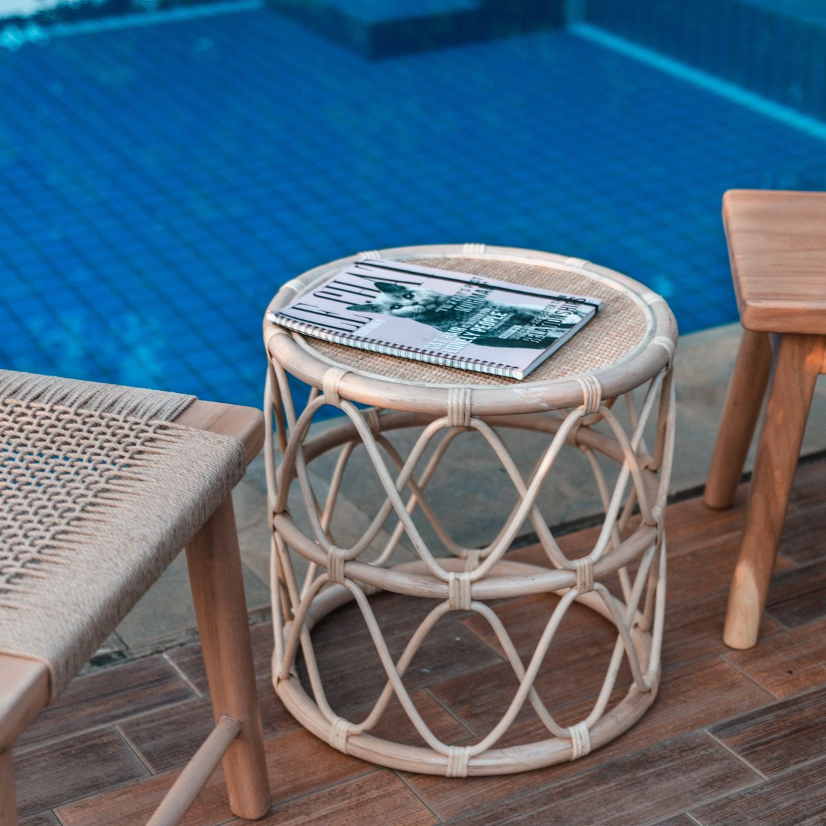 Rattan-Beistelltisch | EndTable | Couchtisch MUARA