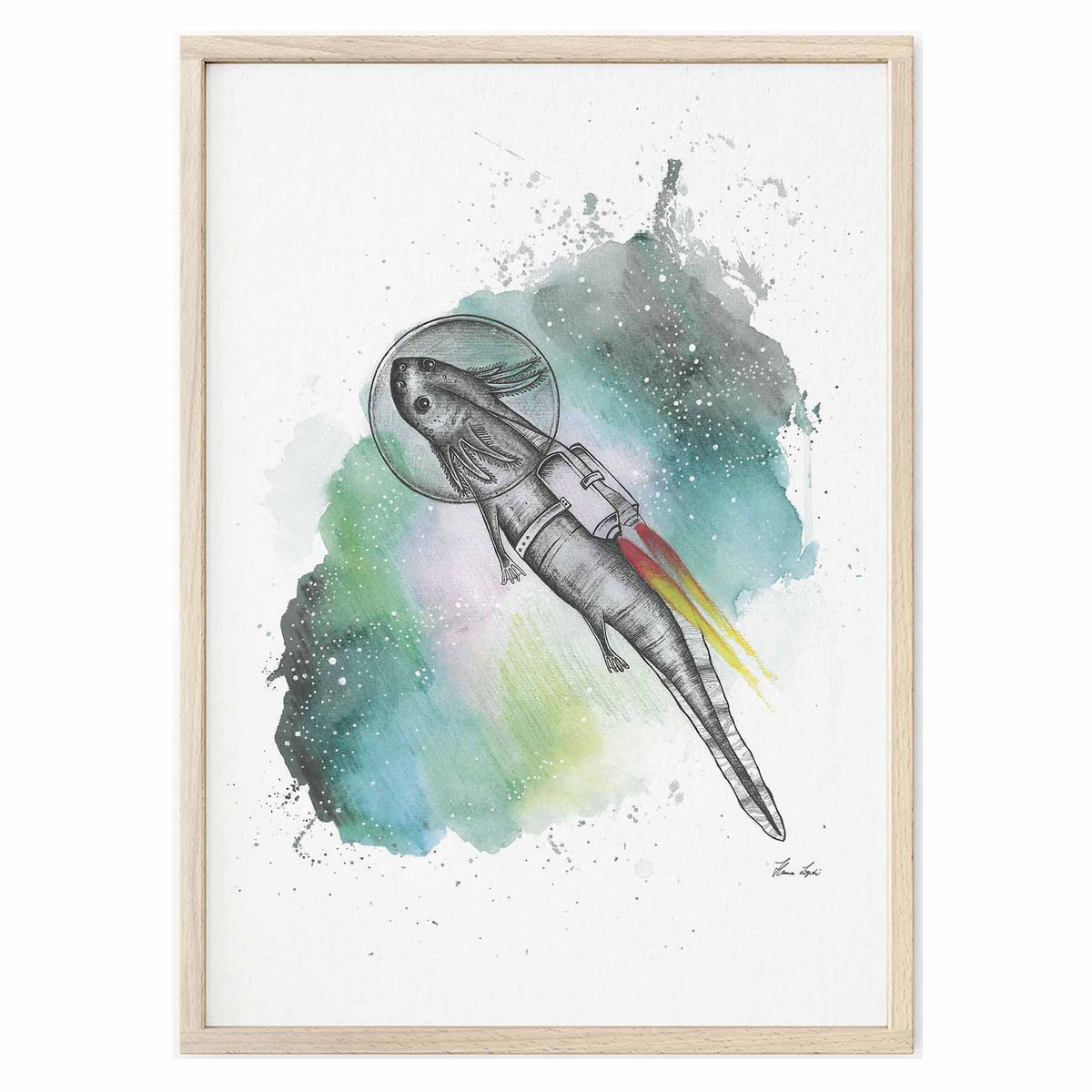 Impression d'art - Astrolotl