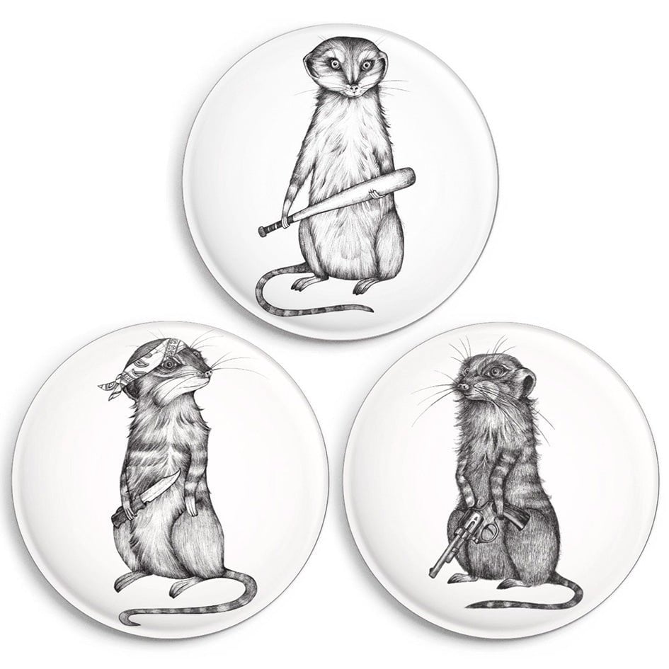 Lot de 3 aimants – Erdmann Gang