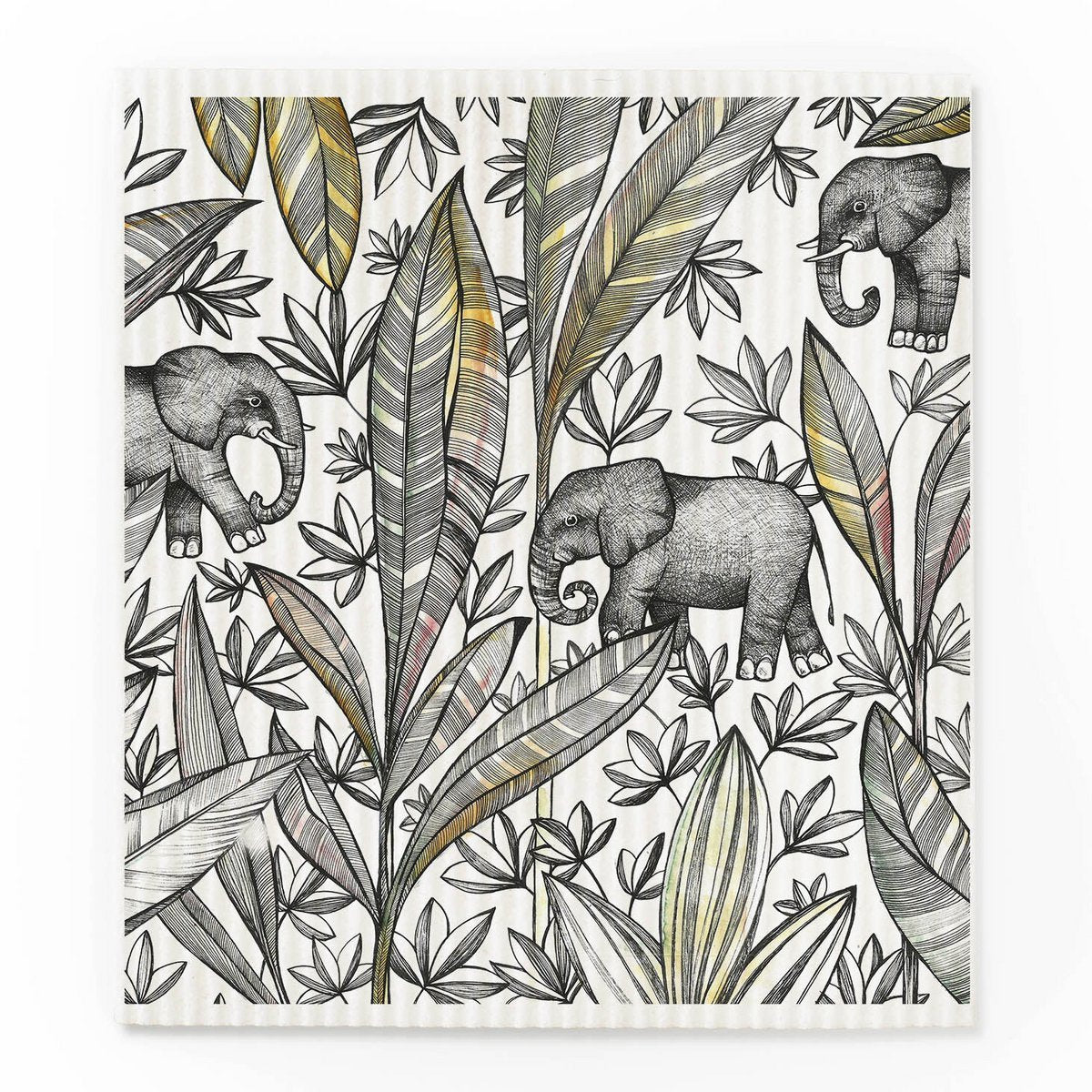 Lot de 3 chiffons éponge - Jungle