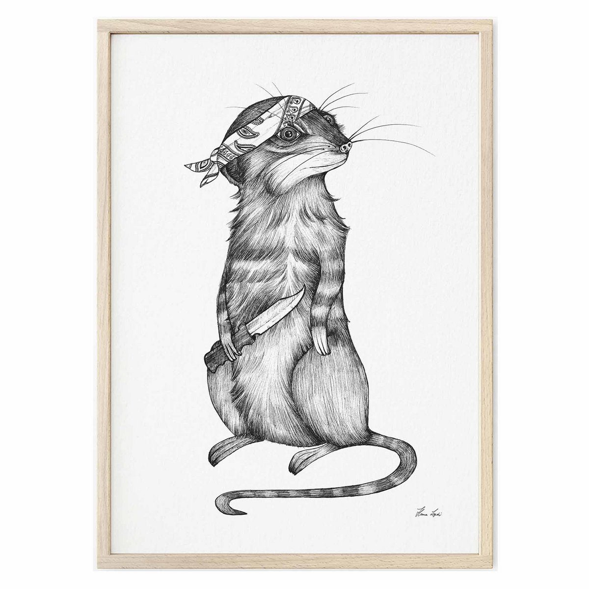 Tirage d'art - Couteau Toni
