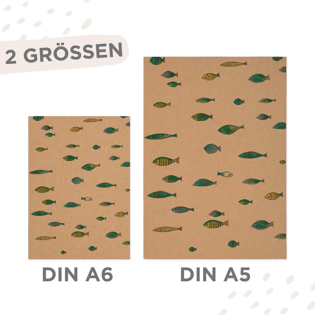 Carnet - banc de poissons