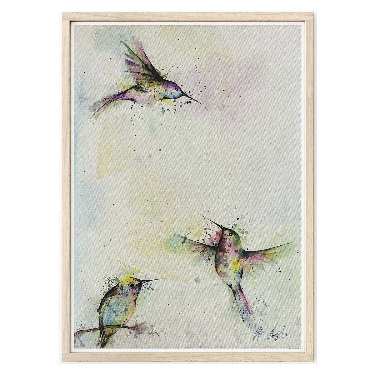 Art Print - Drie kolibries