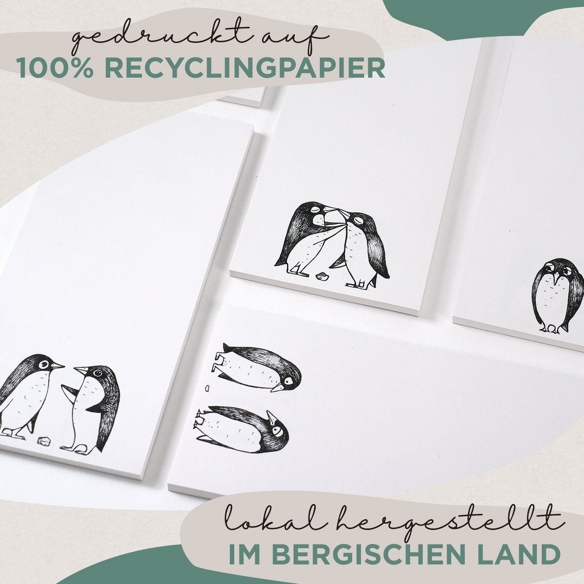 Bloc-notes – Penguin Love Story Quintet – Lot de 3