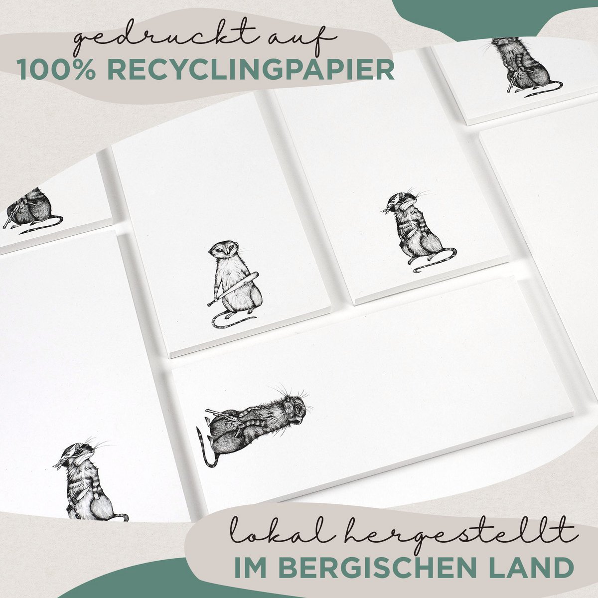 Bloc-notes – Erdmann Gang Trio – lot de 3