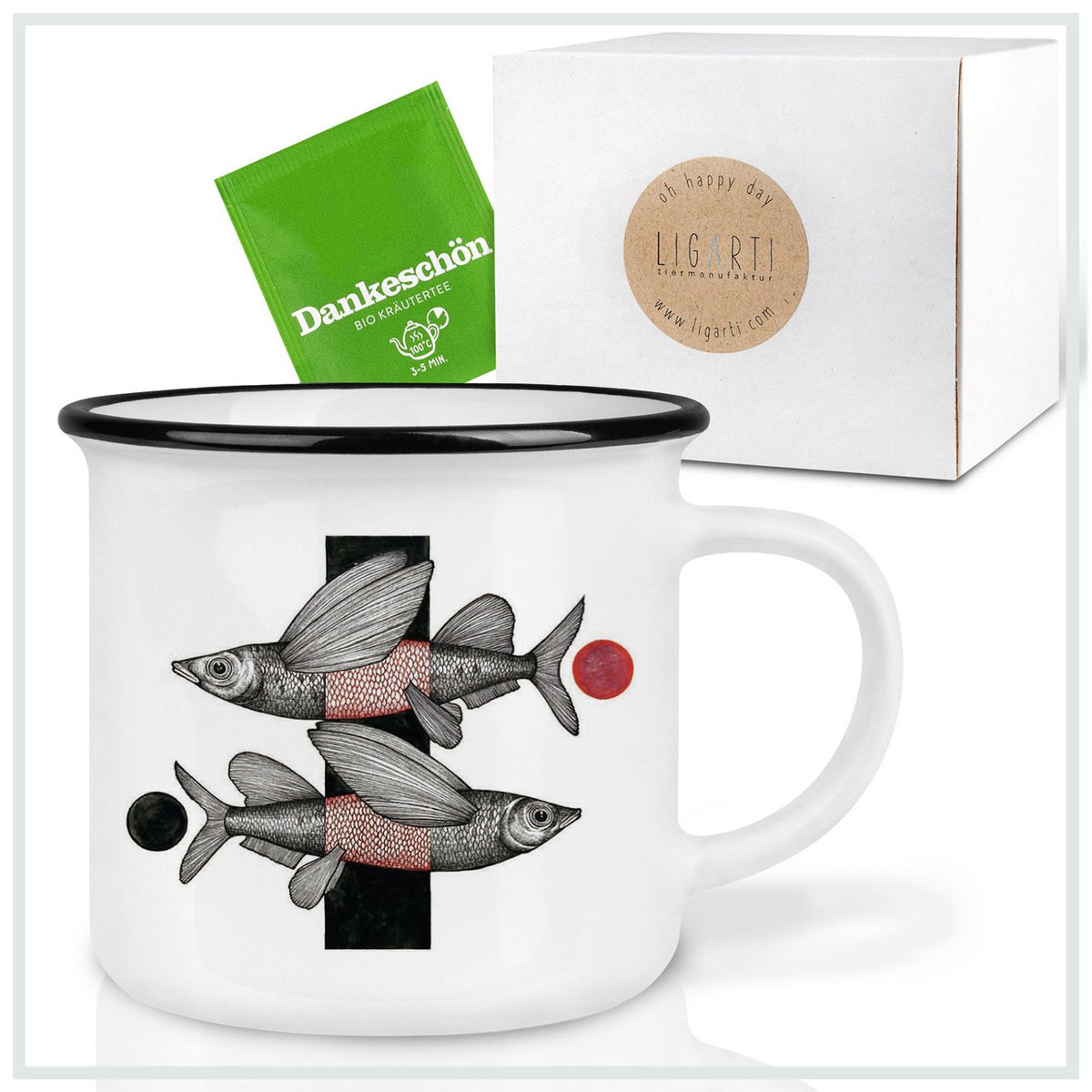 Mug en céramique - poisson volant