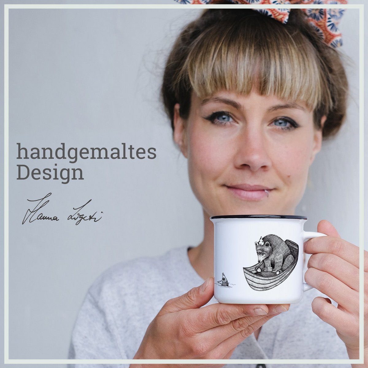 Mug en céramique - Anniversaire ours