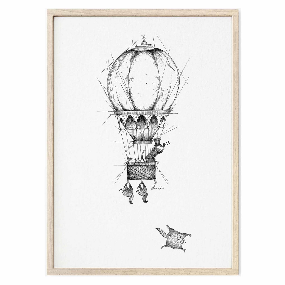 Art Print - Ballonvaarder