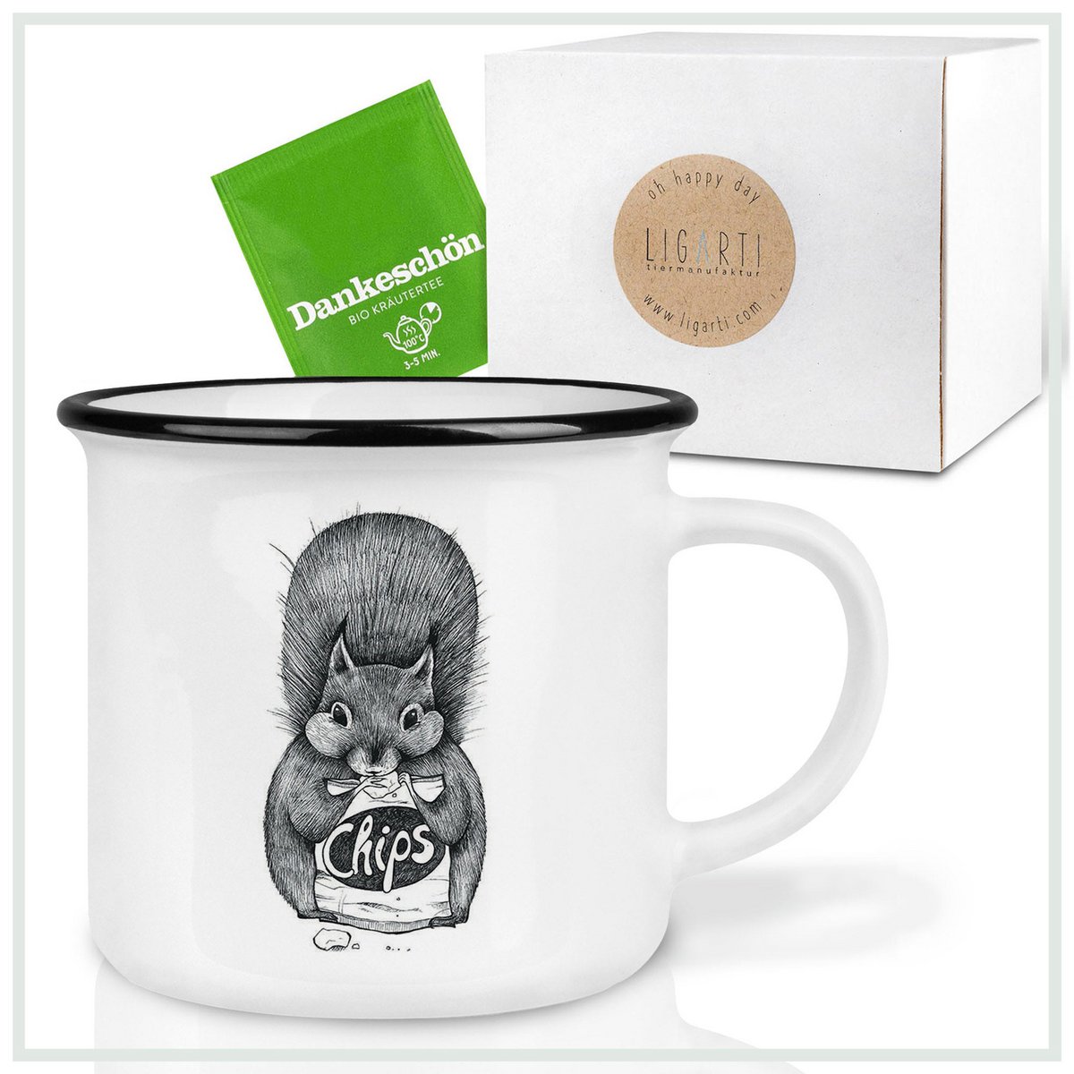 Mug en céramique - Chip Écureuil