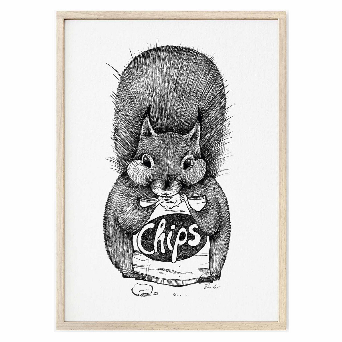 Art Print - Chip eekhoorn