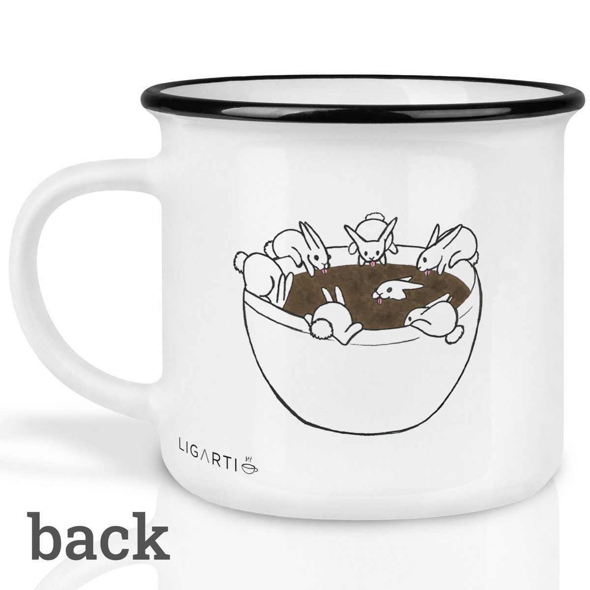 Tasse en céramique - fille de café