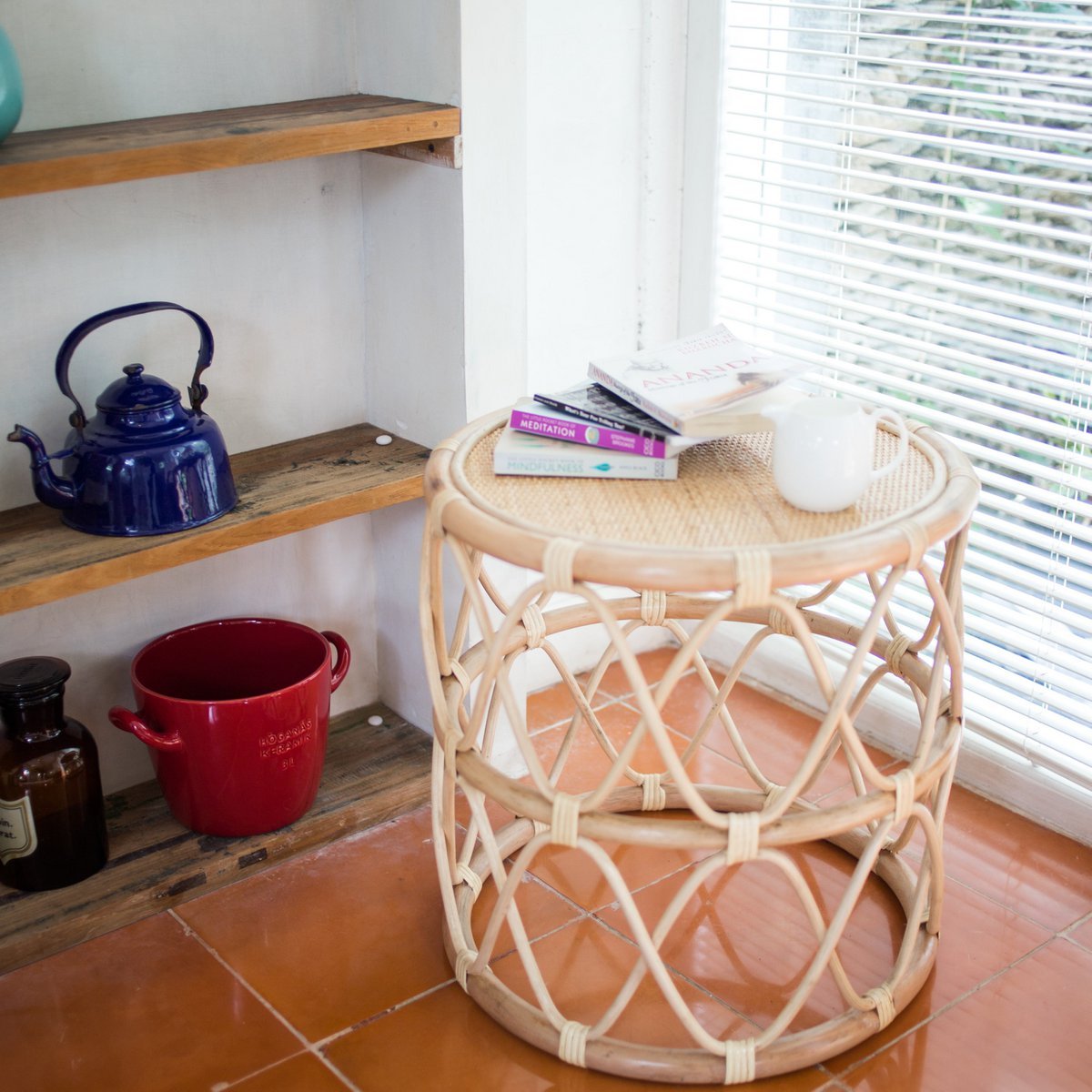 Rattan-Beistelltisch | EndTable | Couchtisch MUARA