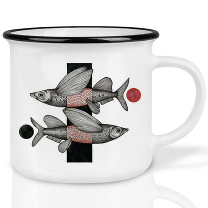 Mug en céramique - poisson volant