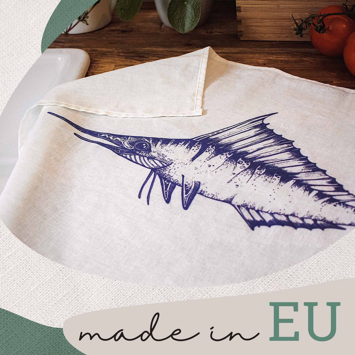 Set de torchons - Homard &amp; Espadon