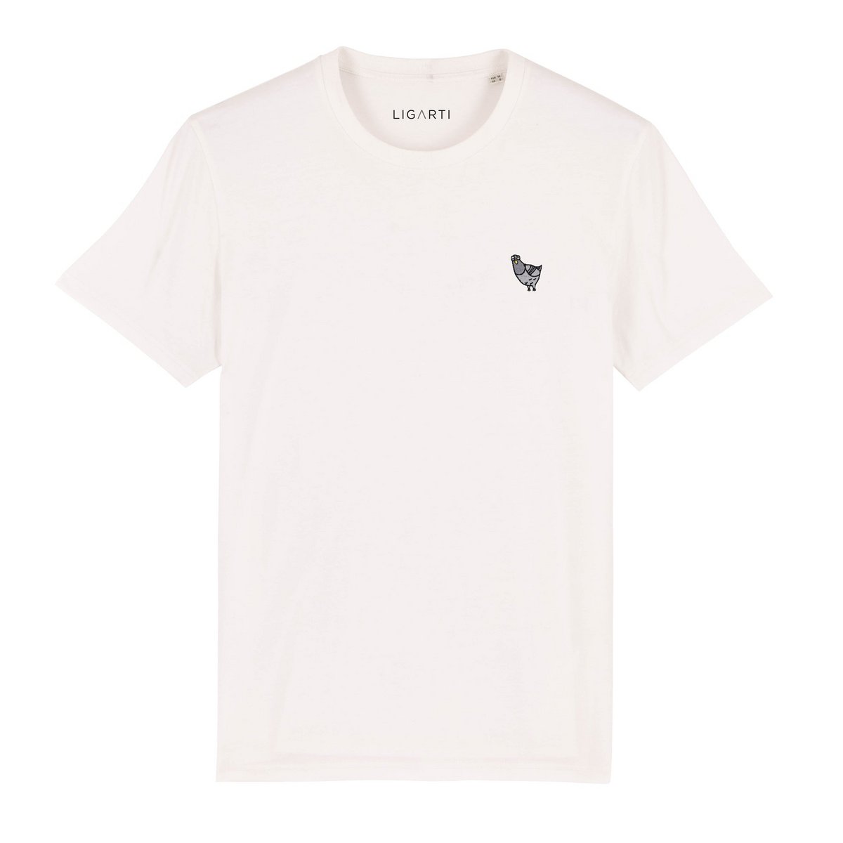 T-shirt brodé – Claude le Pigeon