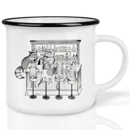 Mug en céramique - Animal Bar