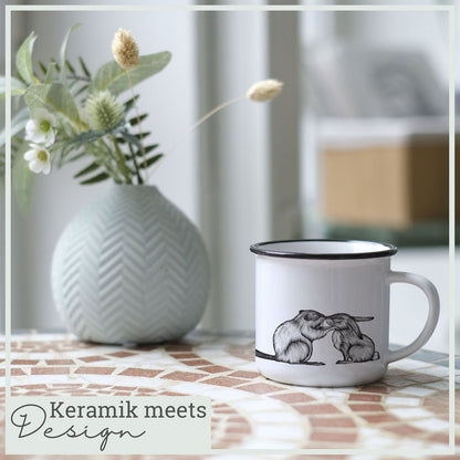 Mug en céramique - Lapin &amp; Castor