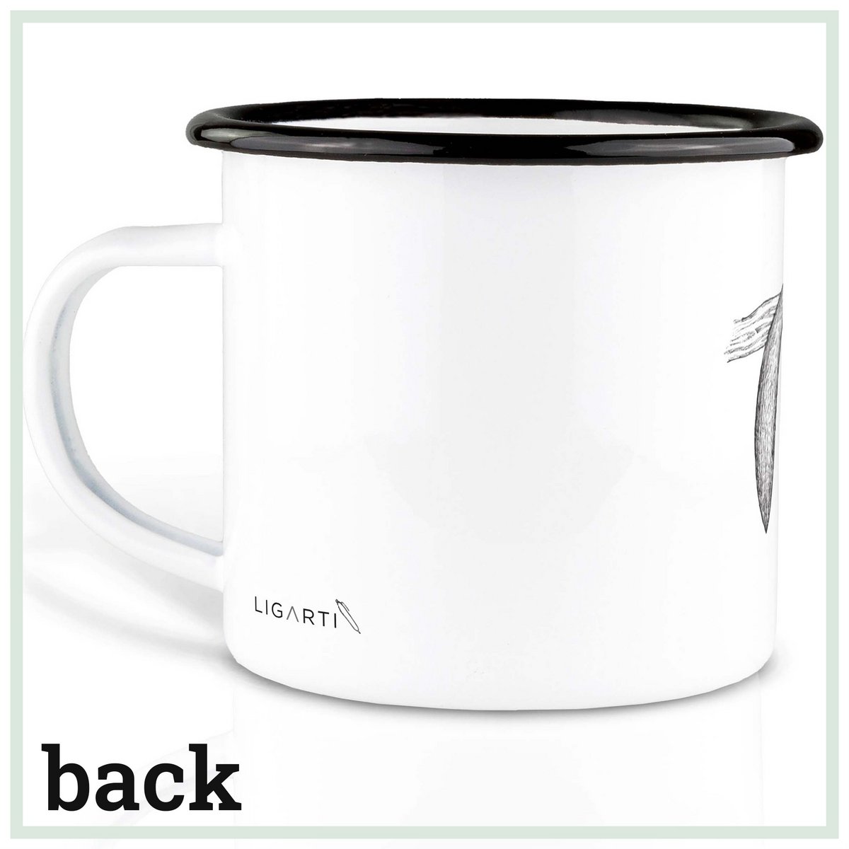 Mug émaillé – paresseux