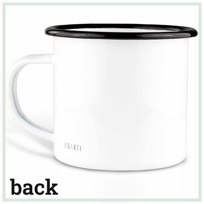 Tasse en émail - aérostier