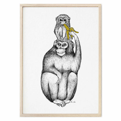 Kunstdruk - Papabanana