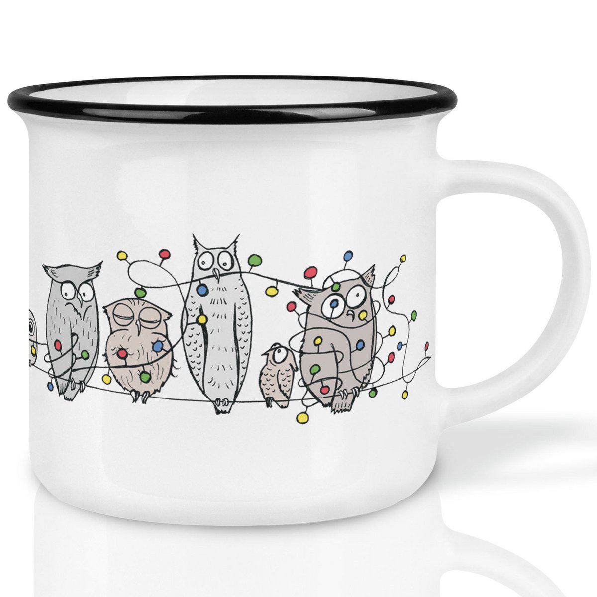 Mug en céramique - Collier Chouette