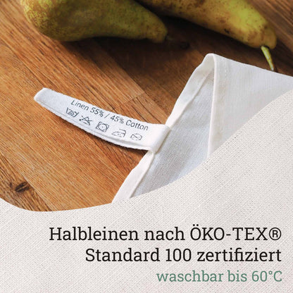 Torchon avec Hähnry le coq - Torchon de cuisine durable et élégant