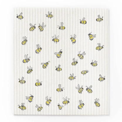 Lot de 3 éponges - abeilles et fleurs