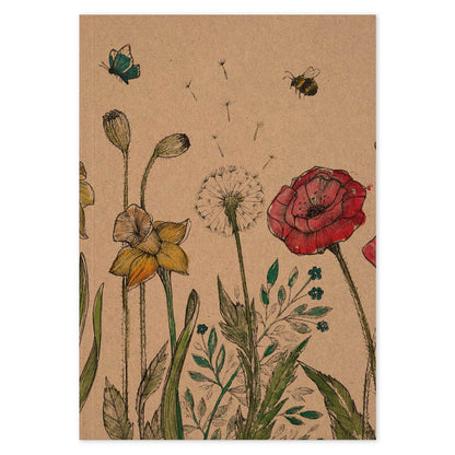 Carnet - prairie fleurie