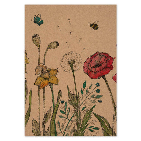 Carnet - prairie fleurie
