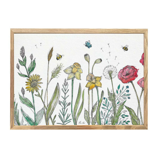Impression d'art - Prairie fleurie