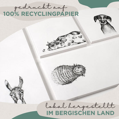 Bloc-notes – Farm Quartet – Lot de 3