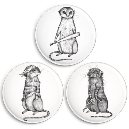 Lot de 3 aimants – Erdmann Gang