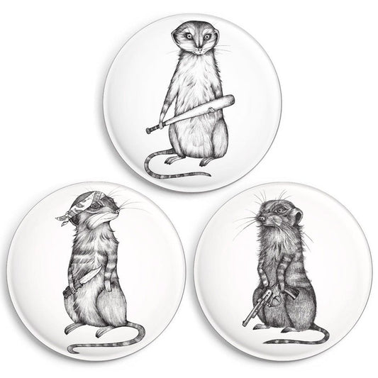 Lot de 3 aimants – Erdmann Gang