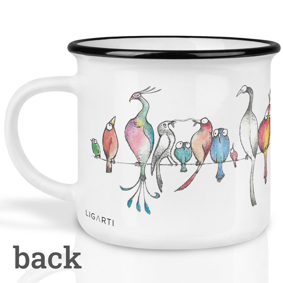 Mug en céramique - Parade d'Oiseaux