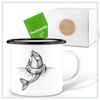 Tasse en émail – Bernd
