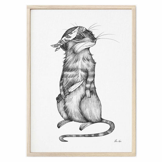 Tirage d'art - Couteau Toni