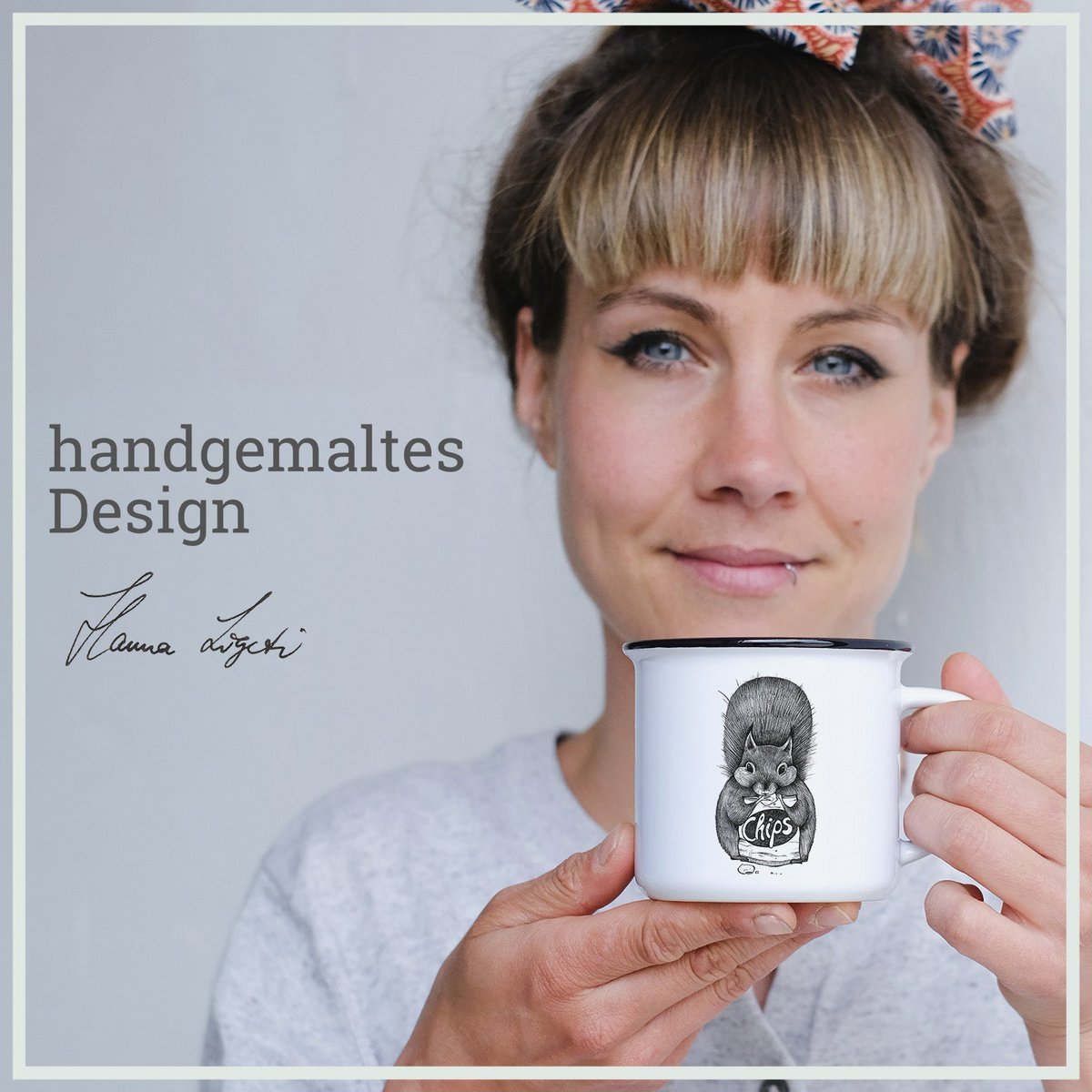 Mug en céramique - Chip Écureuil
