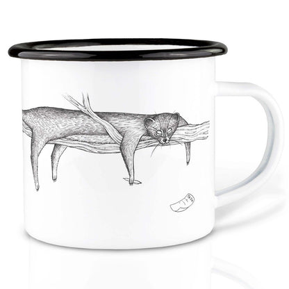 Mug émaillé – paresseux