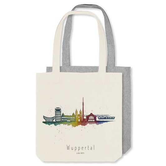 Sac en jute – Wuppertal coloré