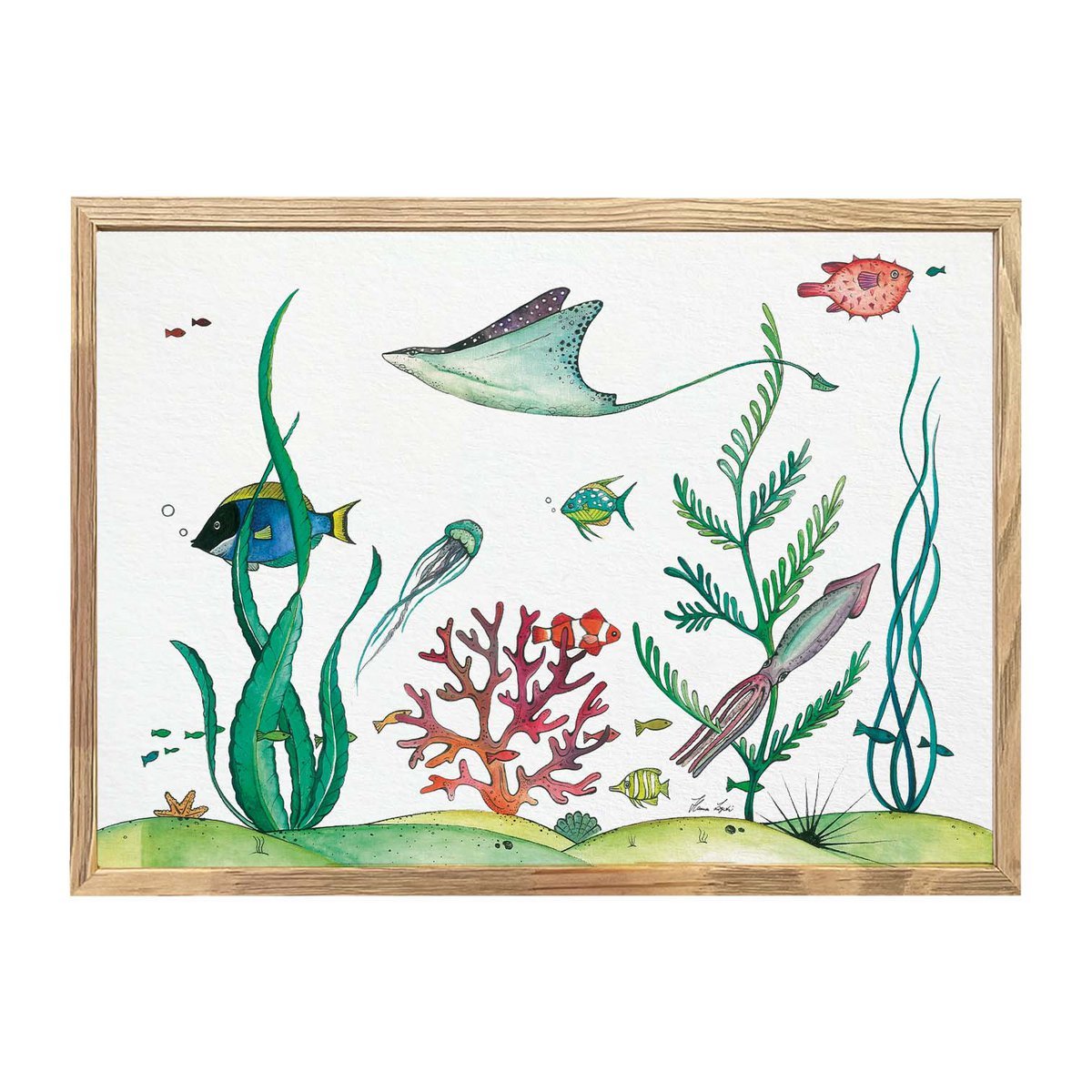 Tirage d'art - Monde sous-marin