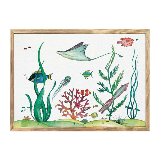Art Print - Onderwaterwereld