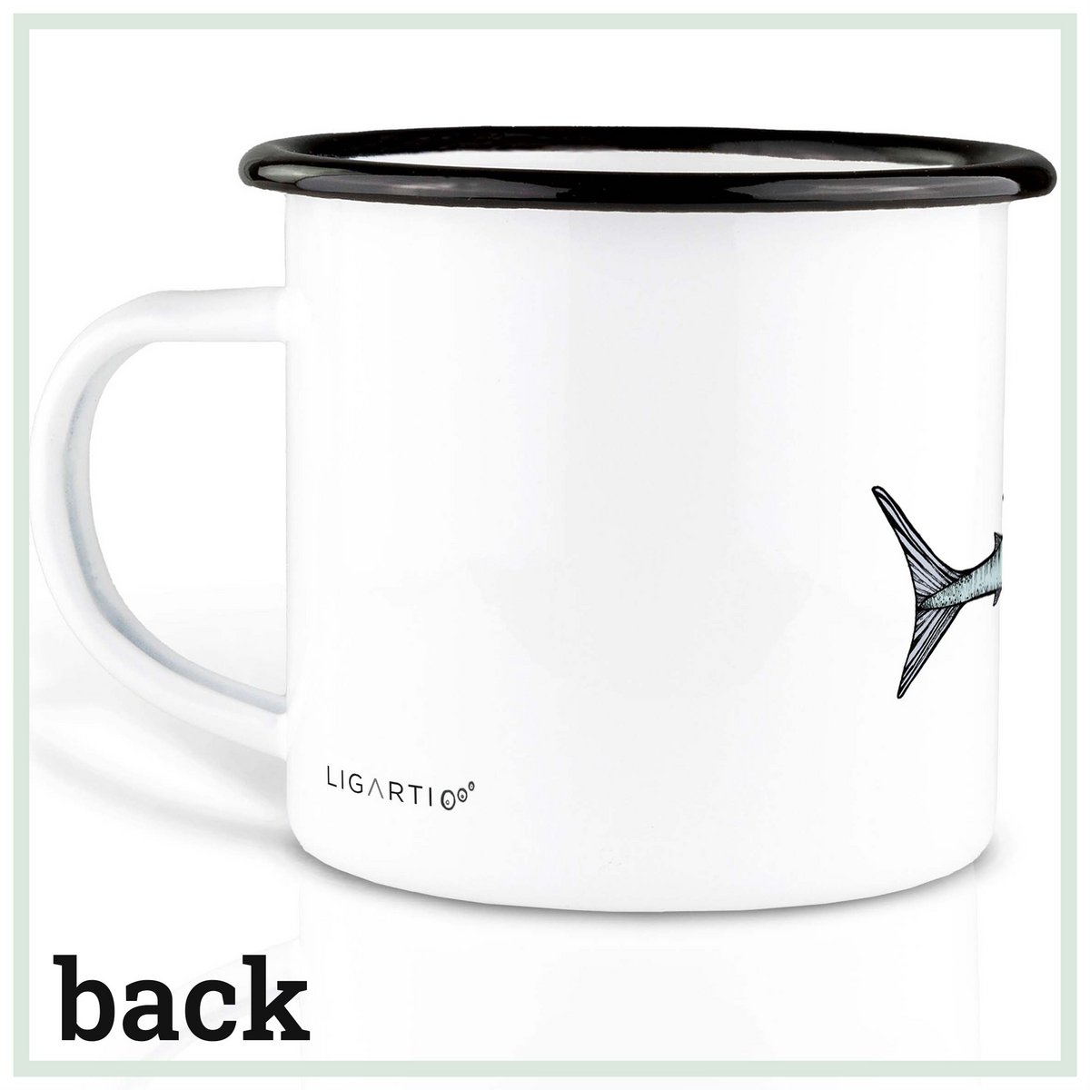 Tasse émaillée – espadon