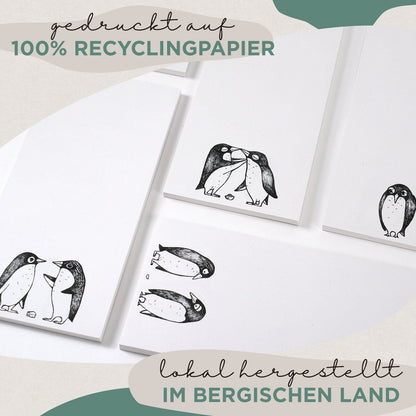 Bloc-notes – Penguin Love Story Quintet – Lot de 3