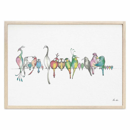Tirage d'art - Parade d'oiseaux