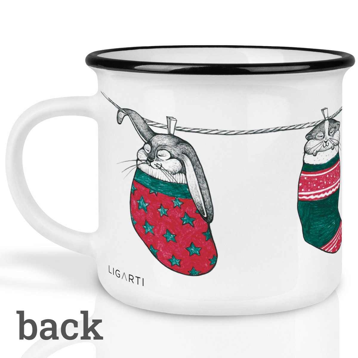 Mug en céramique - Animaux chaussettes
