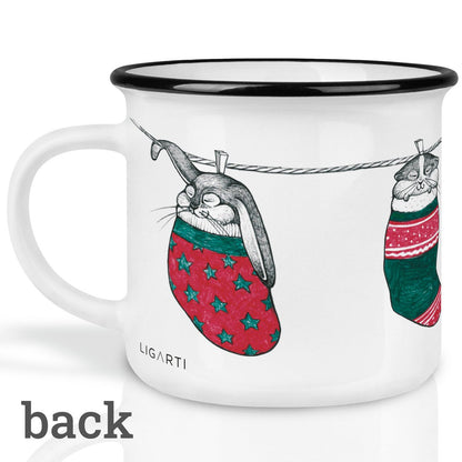 Mug en céramique - Animaux chaussettes