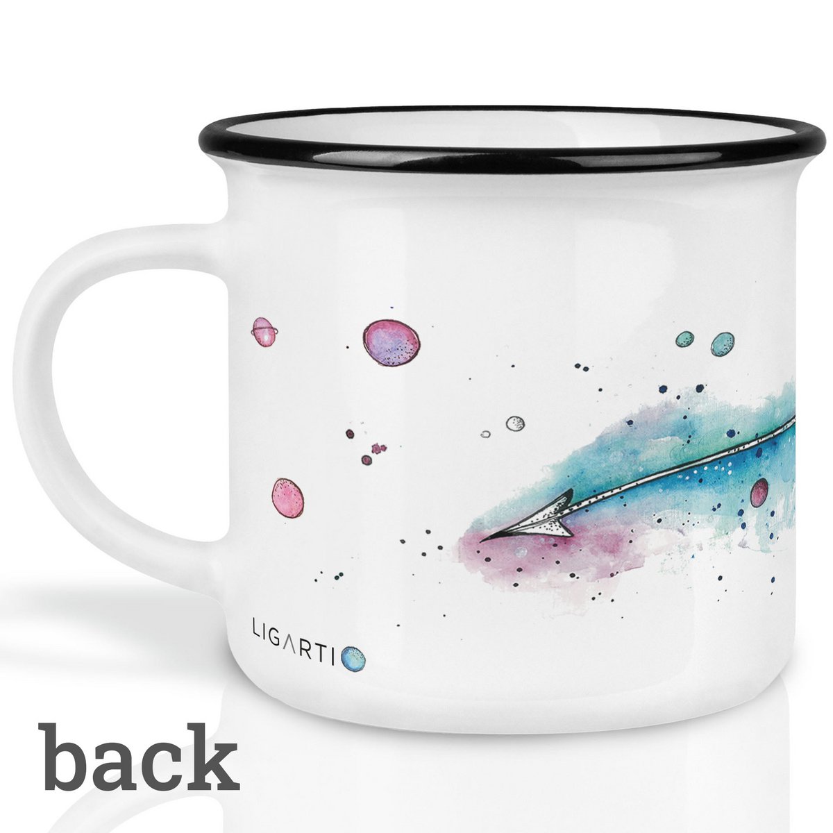 Mug en céramique - Rayons de l'espace