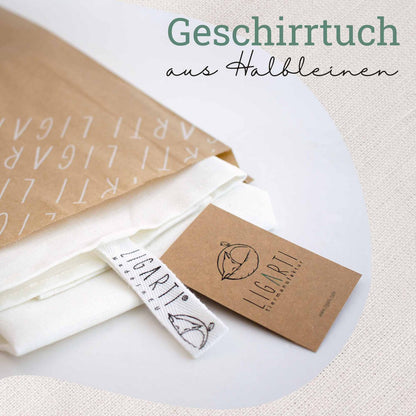 Torchon avec Hähnry le coq - Torchon de cuisine durable et élégant
