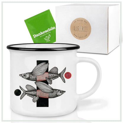 Mug en céramique - poisson volant