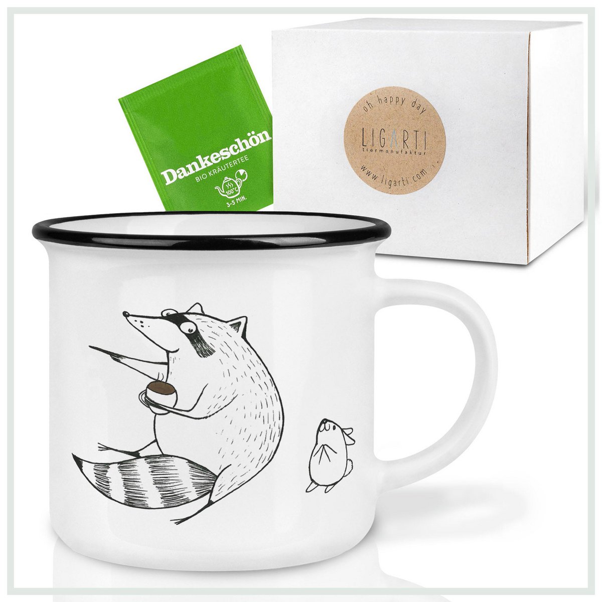 Tasse en céramique - fille de café